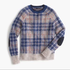 J. Crew plaid mohair sweater - cute and cozy!